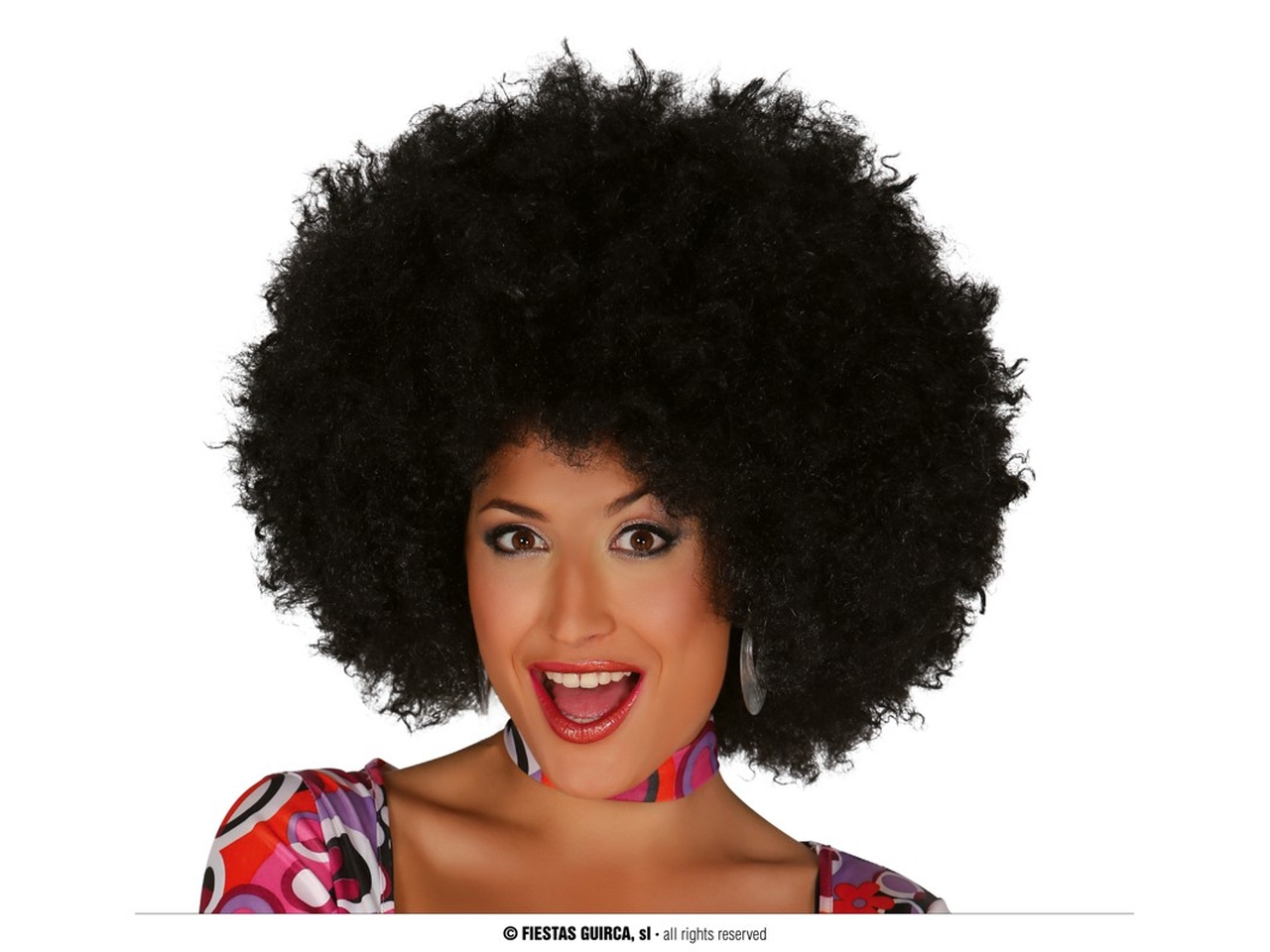 PARRUCCA MAXI AFRO NERA 4006