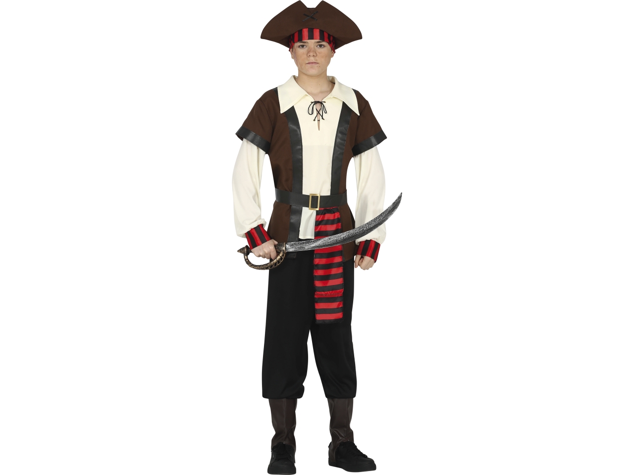 COSTUME PIRATA DEI SETTE MARI 14-16 ANNI 77341