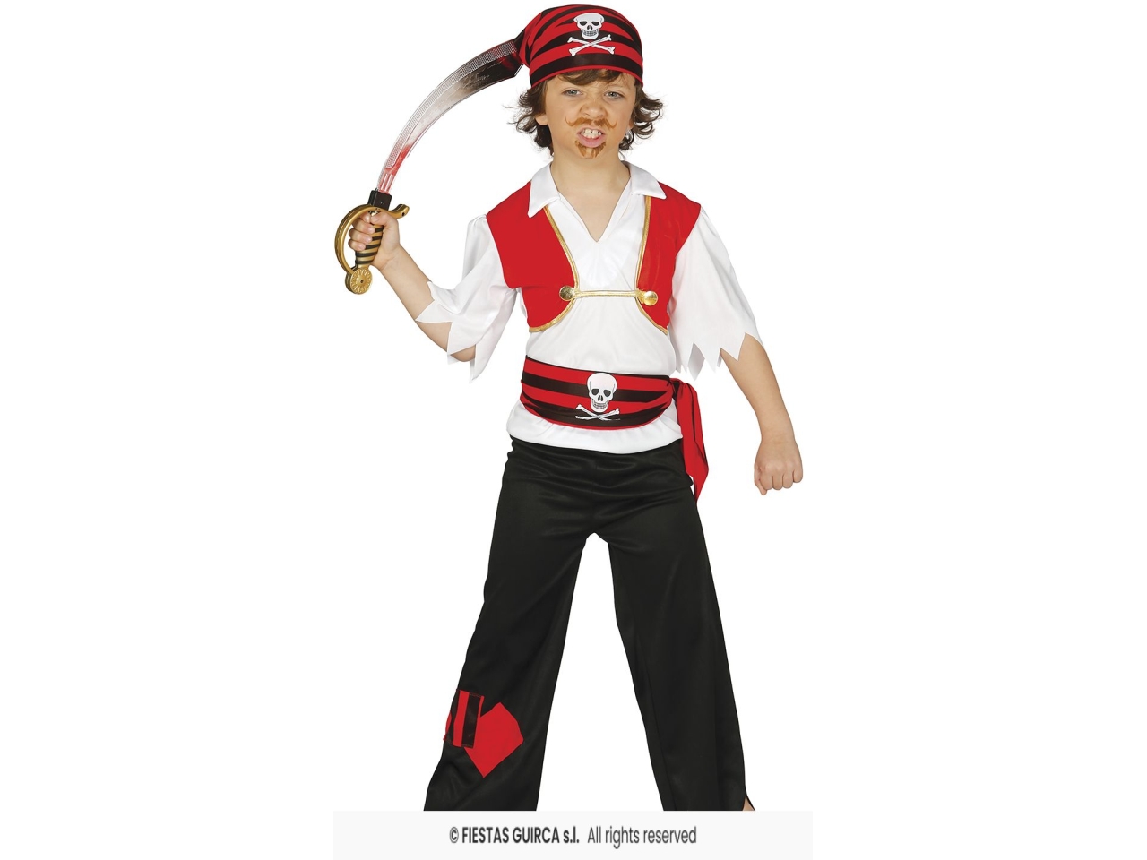 COSTUME PIRATA 3-4 ANNI 83777 COSTUME PIRATA 3-4 ANNI 83777
