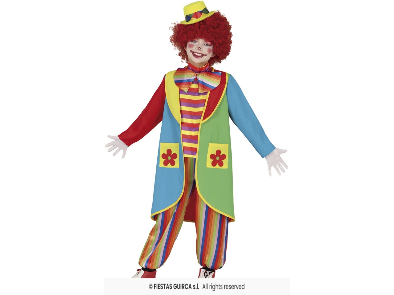 COSTUME CLOWN FLOWY 10-12 ANNI 83799