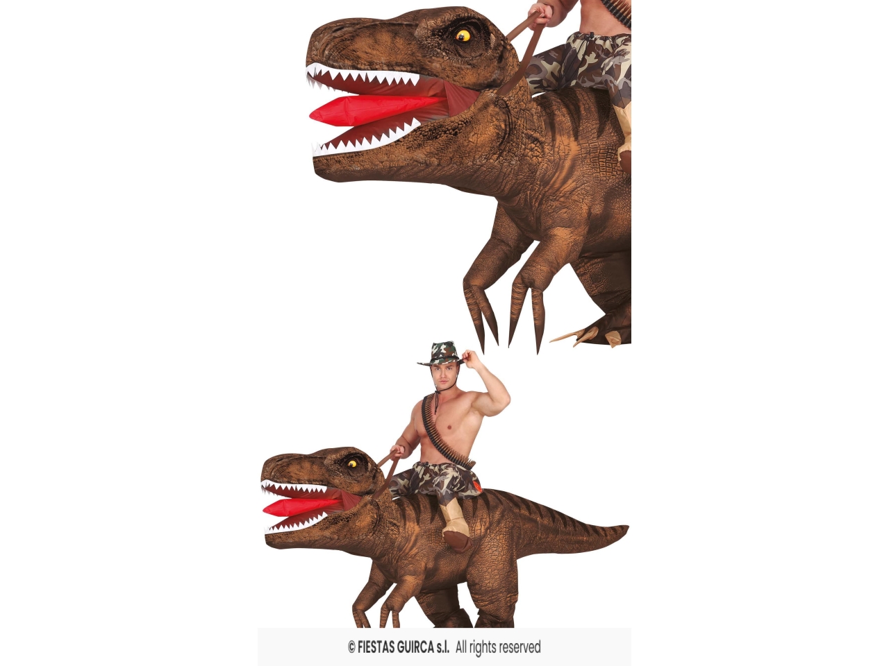 COSTUME DA DINOSAURO GONFIABILE 88696