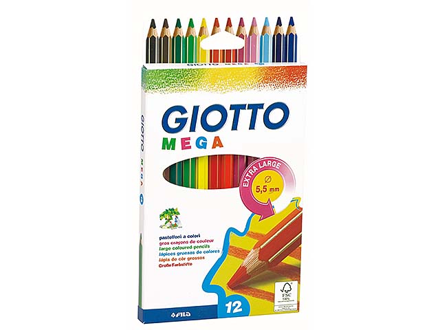PASTELLI GIOTTO MEGA 12pz 225600