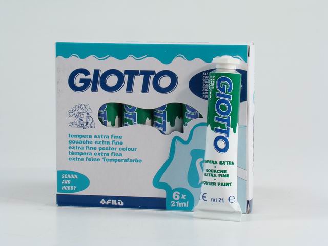 TEMPERA 6pz VERDE 355012