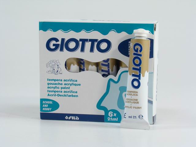 TEMPERA GIOTTO ACRILICA 6pz 357300