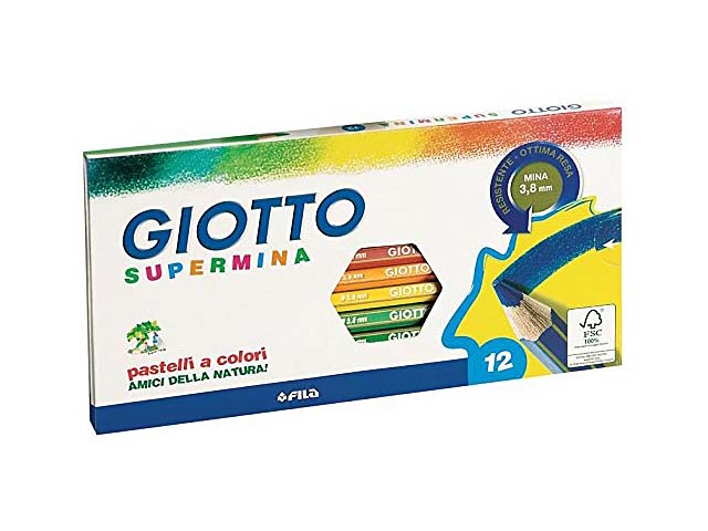 PASTELLI GIOTTO SUPERMINA 12pz 235700