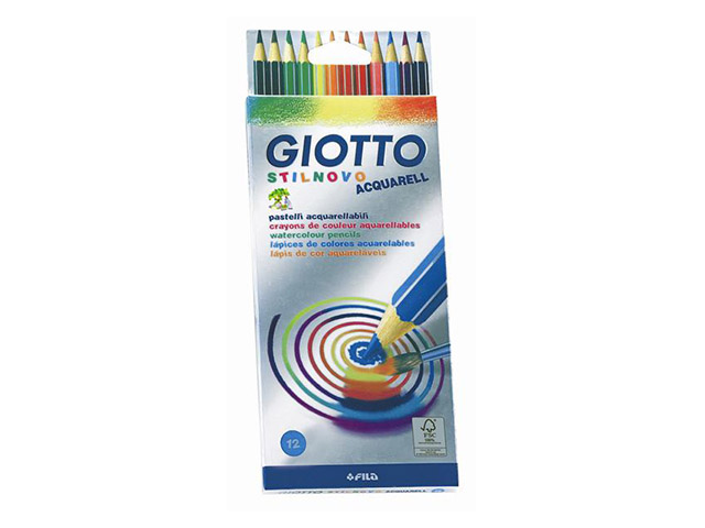 PASTELLI ACQUERELL STILNOVO 12pz 255700