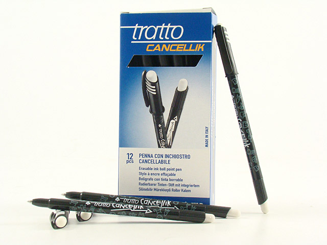 PENNA TRATTO CANCELLIK 12pz NERO 826103