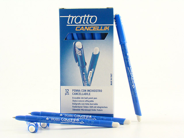 PENNA TRATTO CANCELLIK 12pz BLU 826101