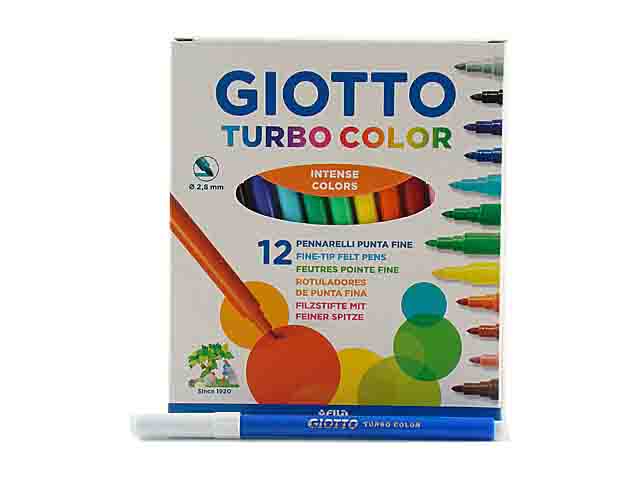 PENNARELLI TURBO GIOTTO LAVABILI 12pz 4