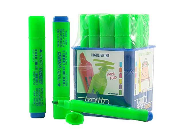 EVIDENZIATORE VIDEO VERDE 20pz 830102
