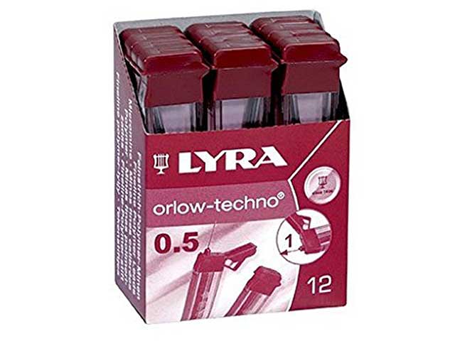 MINE TECHNO FINEL.0,5mm 12pzHB L5001100