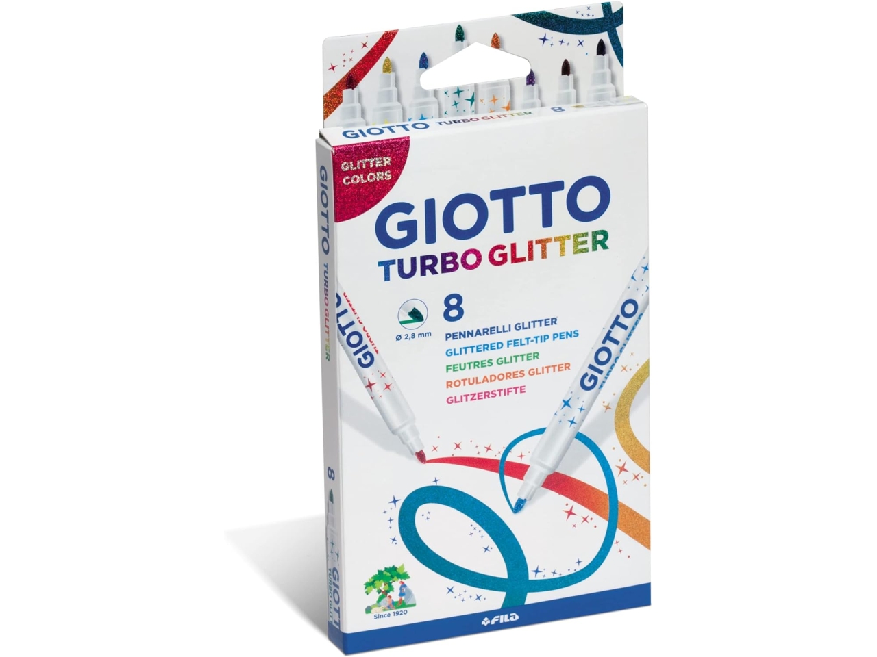 PENNARELLI TURBO GLITTER 8pz 425800