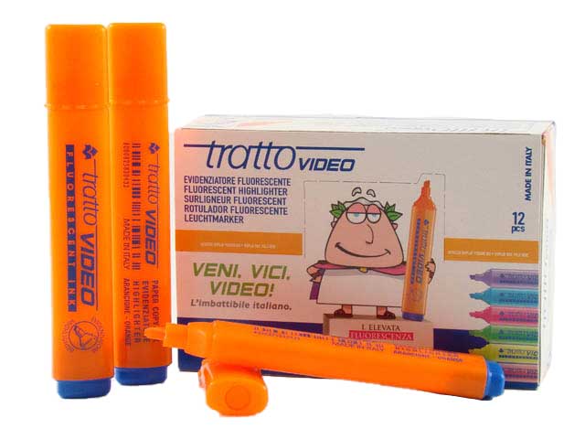 EVIDENZIATORE TRATTO VIDEO 12pz 830203 EVIDENZIATORE TRATTO VIDEO 12pz 830203