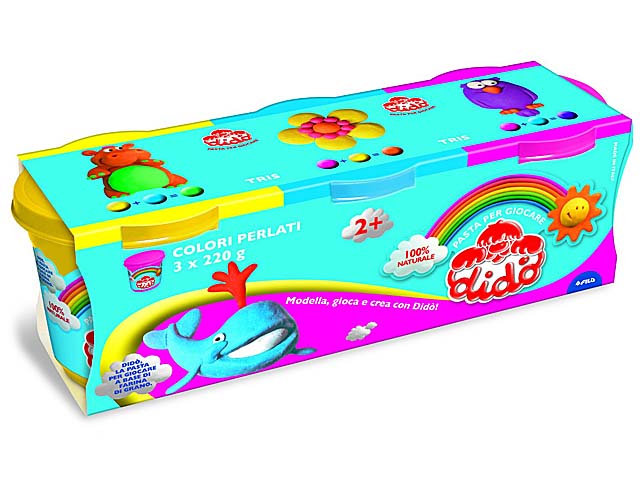DIDO’ PLASTILINA 3pz 220gr 390463