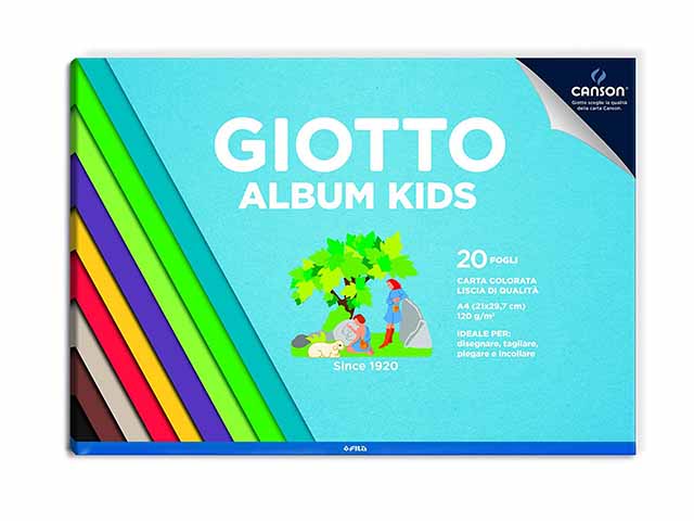 GIOTTO ALBUM COLORATO KIDS A4 20FF 120g GIOTTO ALBUM COLORATO KIDS A4 20FF 120g