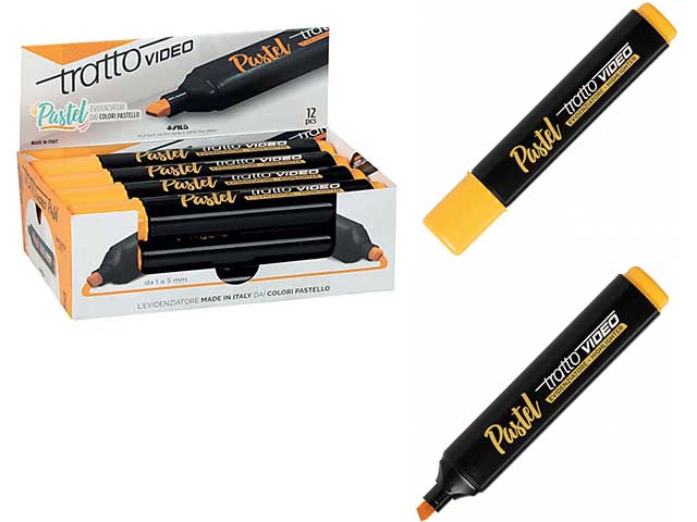 TRATTO VIDEO EVIDENZIATORE P.MAND.12pz  F833503