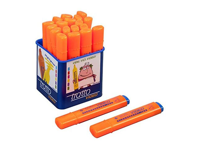 EVIDENZIATORE VIDEO ARANCIONE 20pz 830103