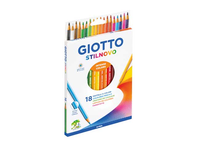 PASTELLI GIOTTO STILNOVO 18pz 27820000 $