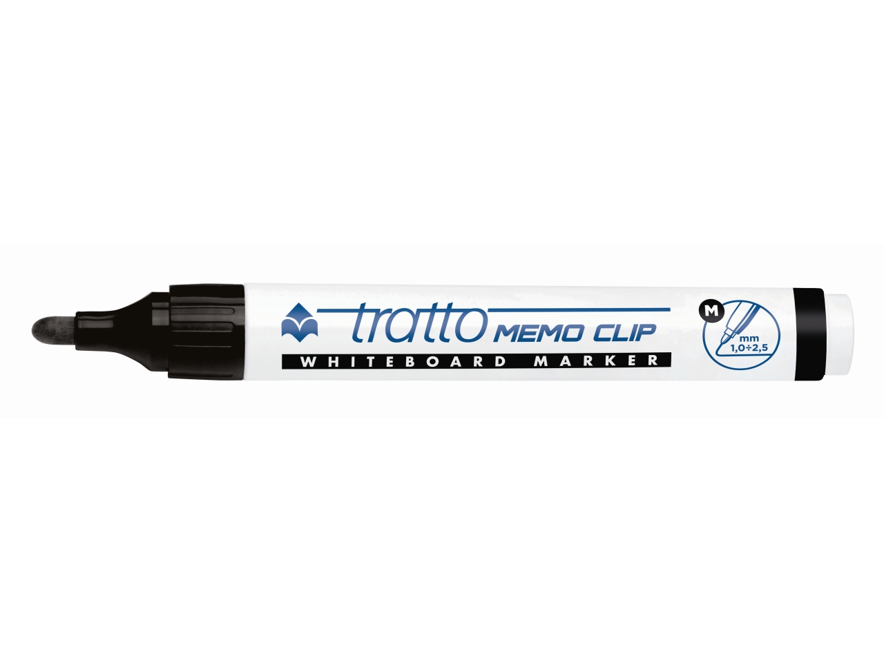 TRATTO MEMO CLIP NERO 10PZ F851803