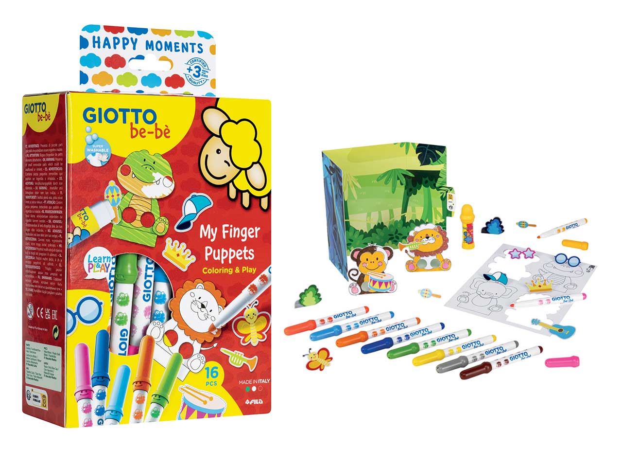 GIOTTO BEBE’ HAPPY MOMENTS MY FIN.PUPPETTS F478500
