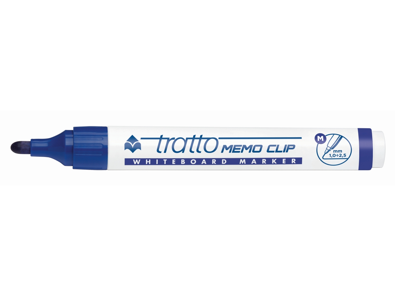 TRATTO MEMO CLIP BLU 10PZ F851801