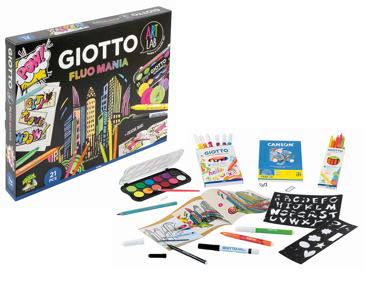 GIOTTO ART LAB FLUO MANIA F582500