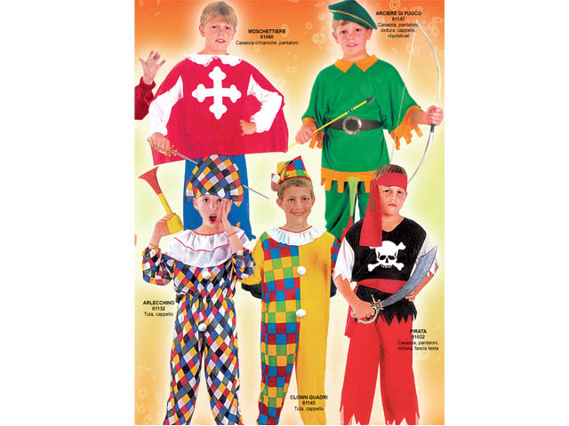 COSTUME ARCIERE DI FUOCO TG.M 61147 COSTUME ARCIERE DI FUOCO TG.M 61147