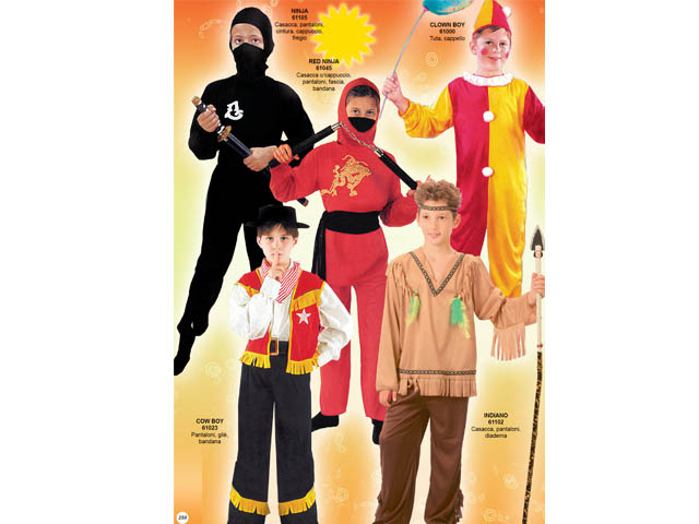 COSTUME BAMBINO CLOWN BOY TG.M 1000M COSTUME BAMBINO CLOWN BOY TG.M 1000M