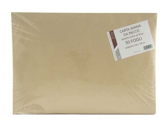 CARTA IMBALLO 50Fgr 100X140 AVANA AA100