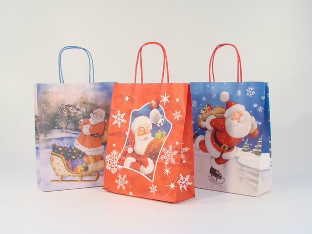 SHOPPER NATALIZIA CARTA 23x10x29CM ASS. SH73358