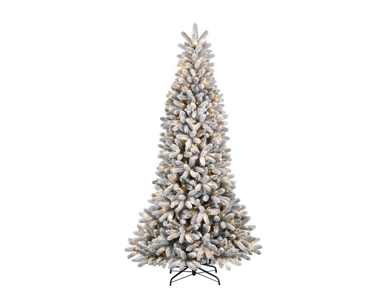 ALBERO MONTECARLO FLOC.270CM 450LED 1828RAMI D134