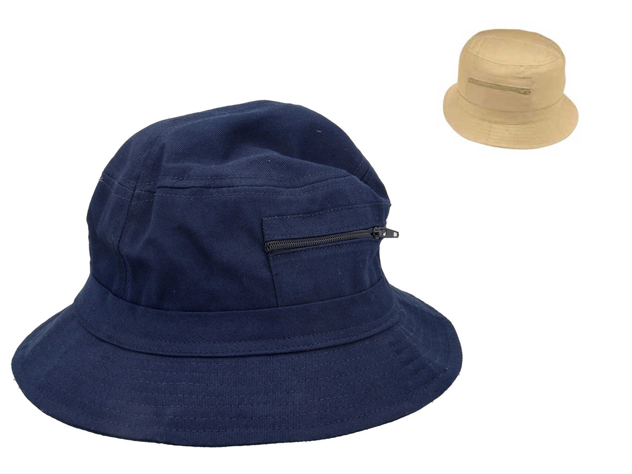 CAPPELLO PESCATORE C/ZIP 2 COLORI ASS. TG ASS. 107