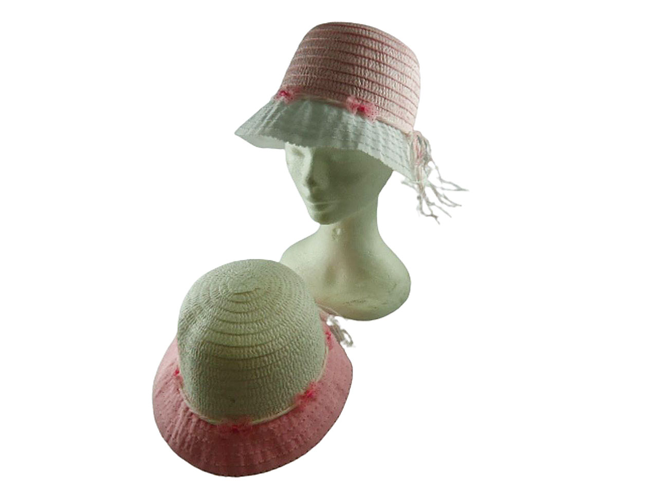 CAPPELLO CLOCHE BAMBINA CON CORDA 12164