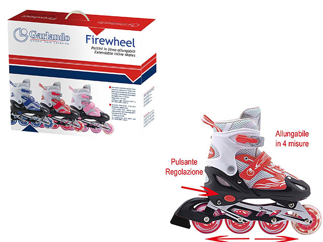 PATTINI IN LINEA FIREWHEEL COLO GRG-027