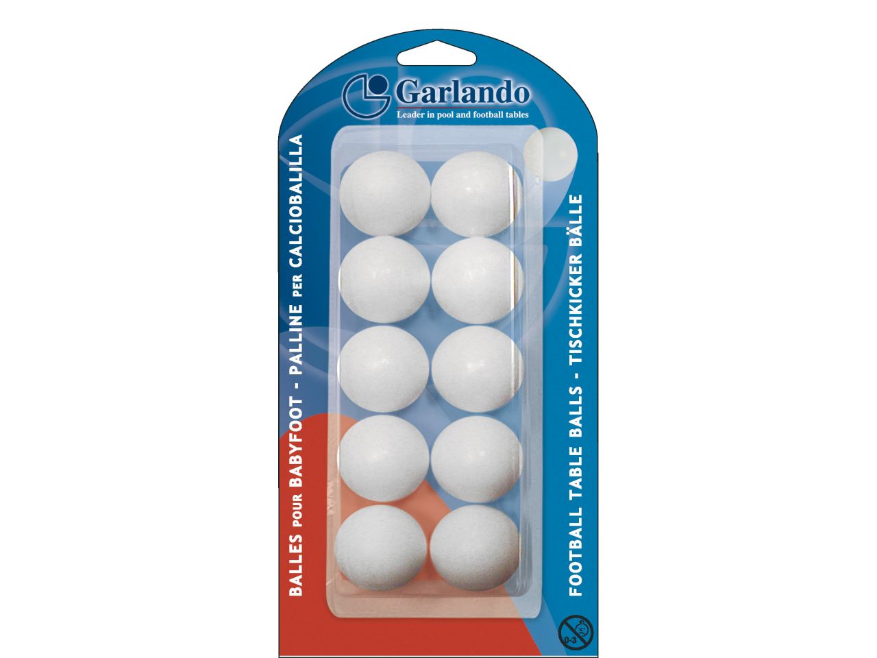 BLISTER CON DIECI PALLINE BIAN BLI-10PB