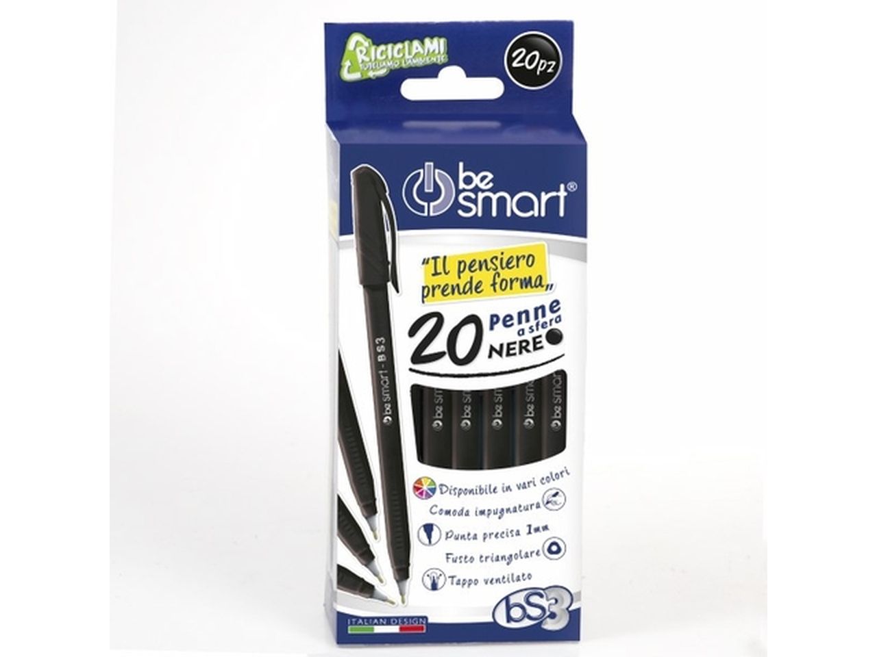 PENNE A SFERA COLORE NERO BE S 00300216