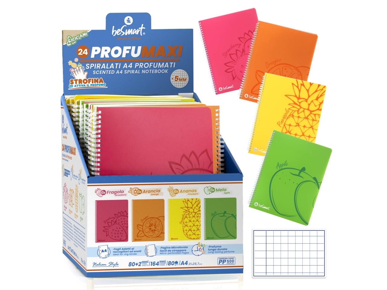 QUADERNO PROFUMAXI 5MSPIR.80GR 00330774 QUADERNO PROFUMAXI 5MSPIR.80GR 00330774