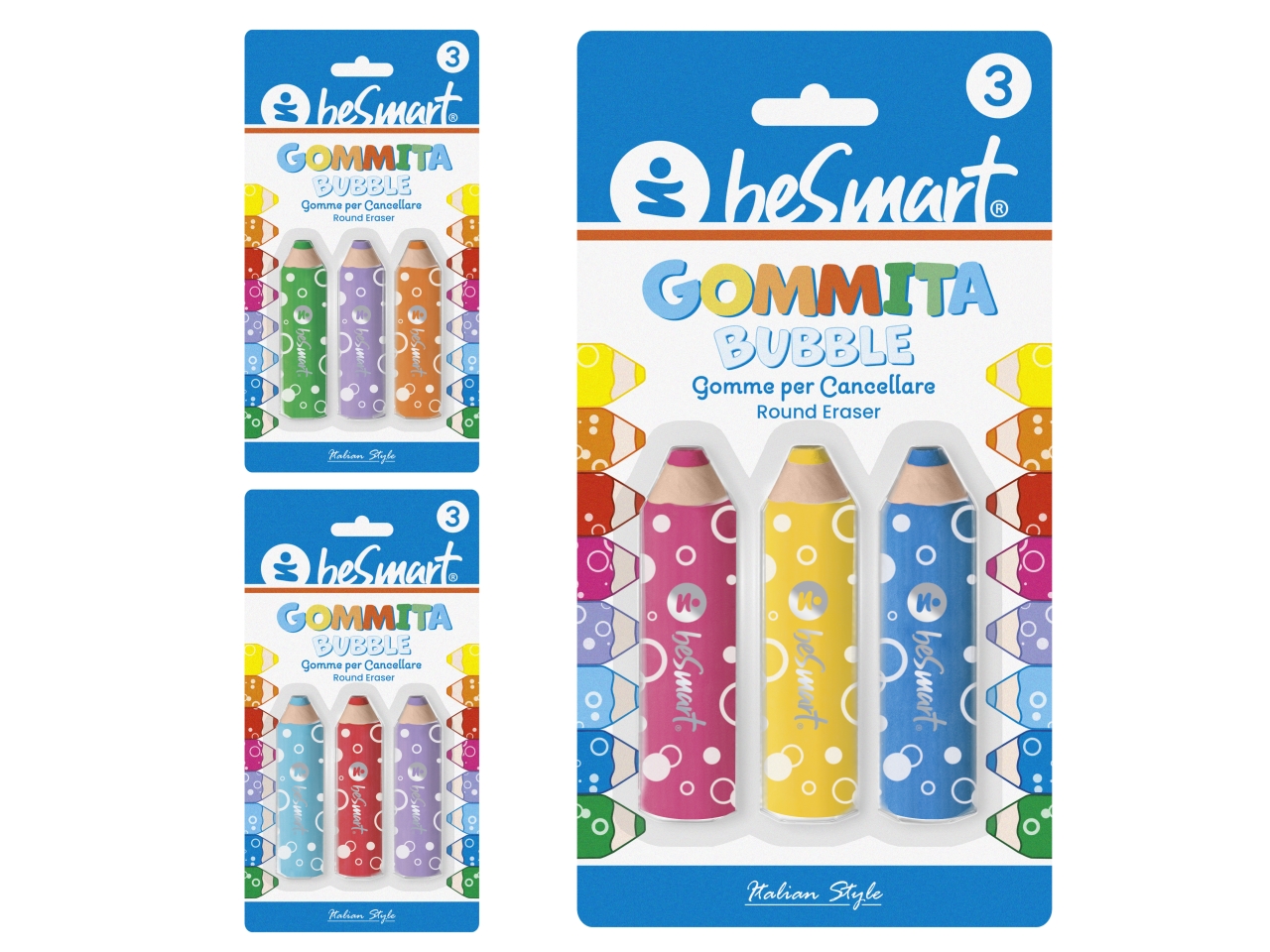 GOMMITA BUBBLES ROUND 3PZ 01010114