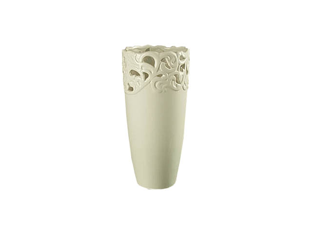 VASO BIANCO TRAFORATO 24cm 589034 VASO BIANCO TRAFORATO 24cm 589034
