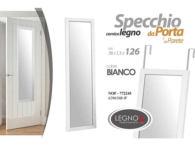 SPECCHIO BIANCO 36x126x1,5cm 772245