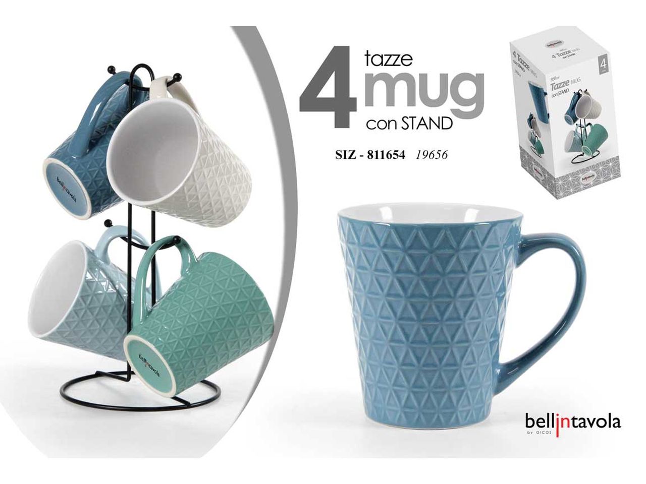 MUG 360ml C/STAND 811654
