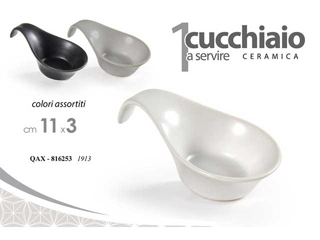 CUCCHIAIO A SERVIRE CERAM.11x3cm816253