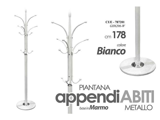 L.CUE APPENDIABITI 178cm BIANCO 787201