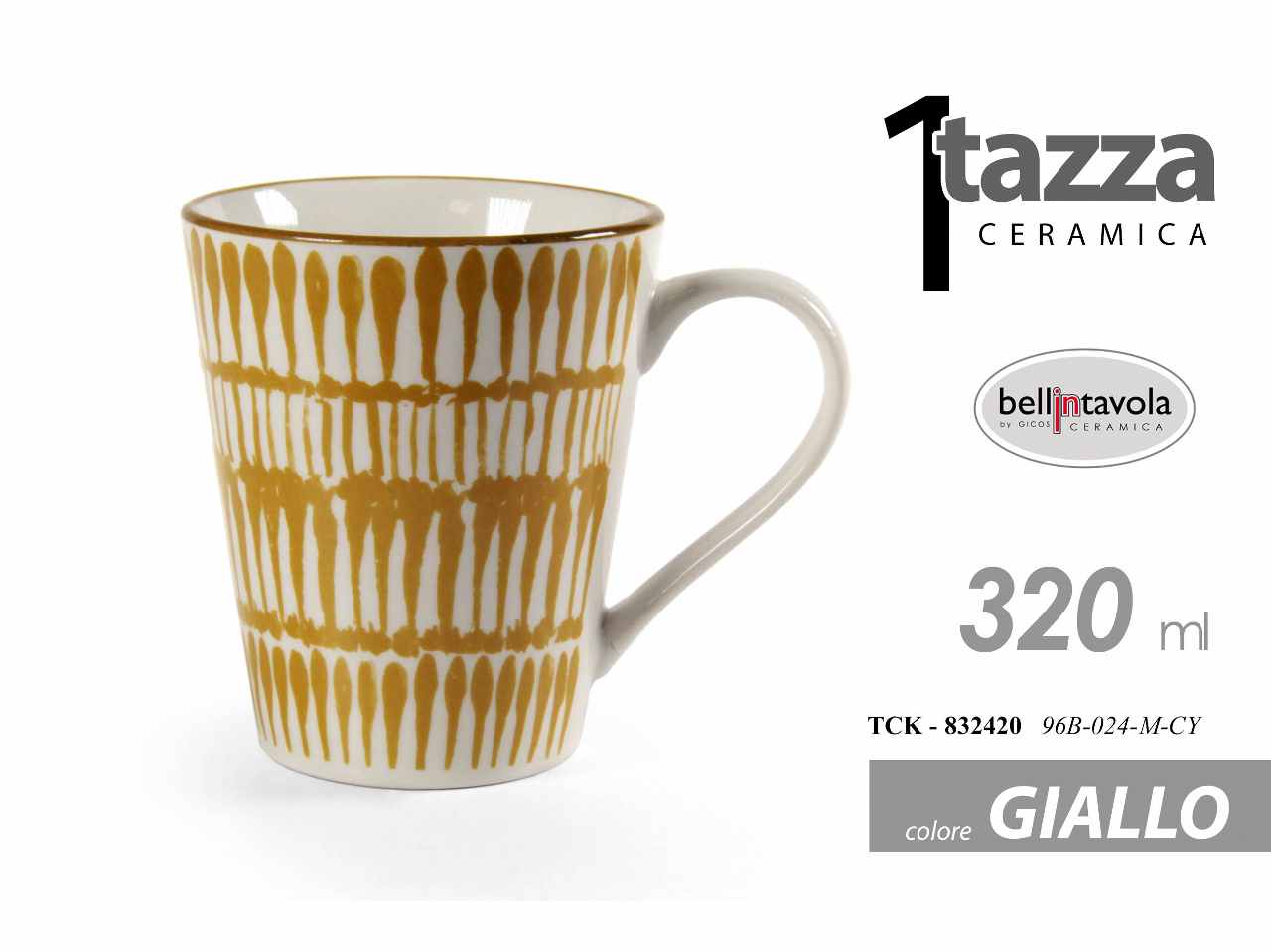TAZZA GIALLA 320ml 832420