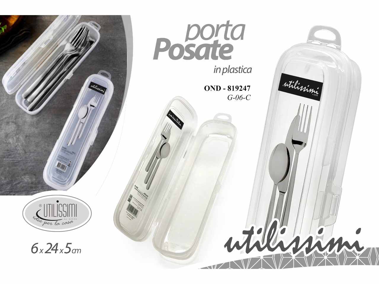 BOX P.POSATE 6x24x4,5cm 819247 BOX P.POSATE 6x24x4,5cm 819247