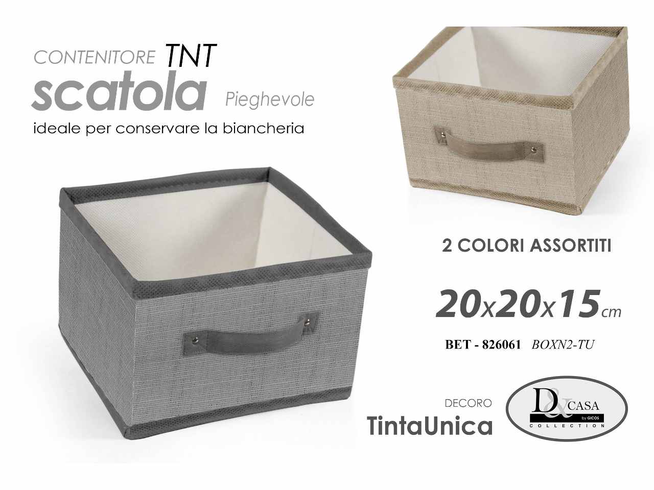 SCATOLA TNT 20x20x15cm826061