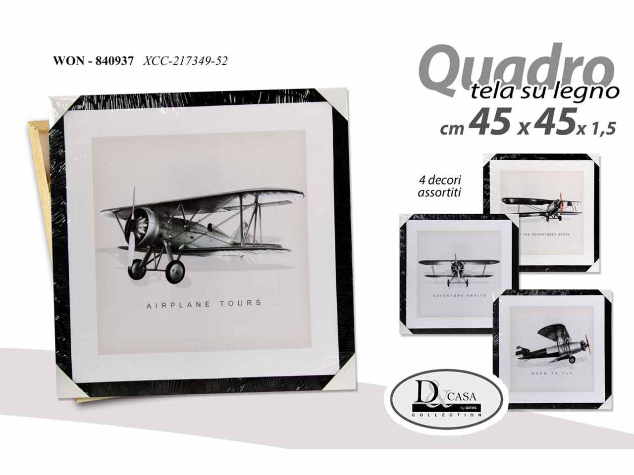 QUADRO 45x45x1,5cm840937 QUADRO 45x45x1,5cm840937