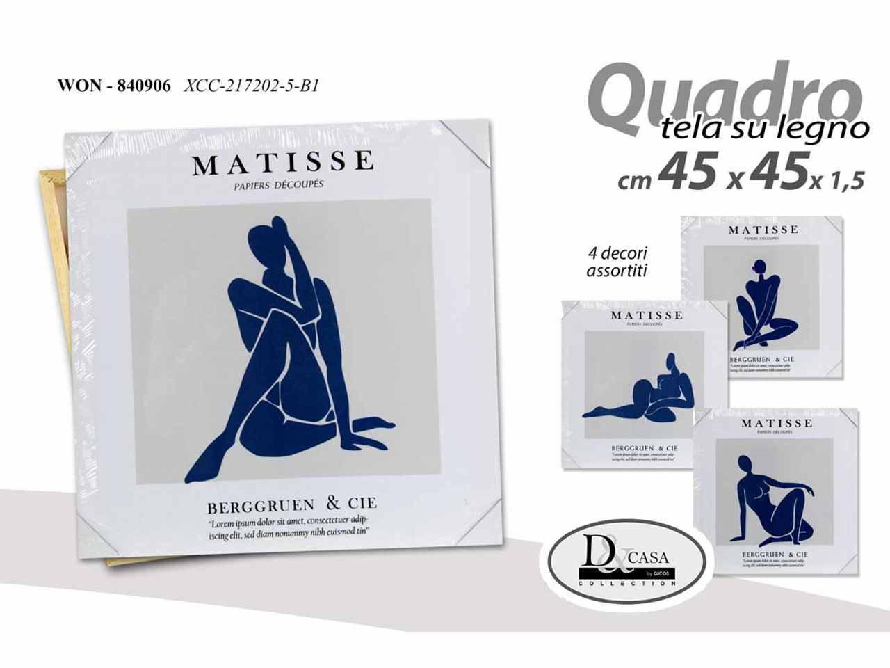 QUADRO 45x45x1,5cm840906 $ QUADRO 45x45x1,5cm840906 $