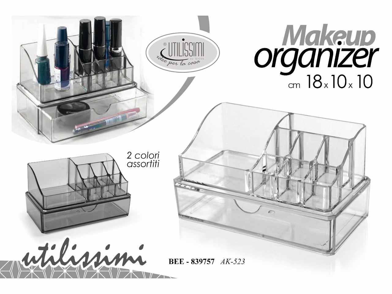 MAKE UP ORGANIZER 18x10cm839757 MAKE UP ORGANIZER 18x10cm839757
