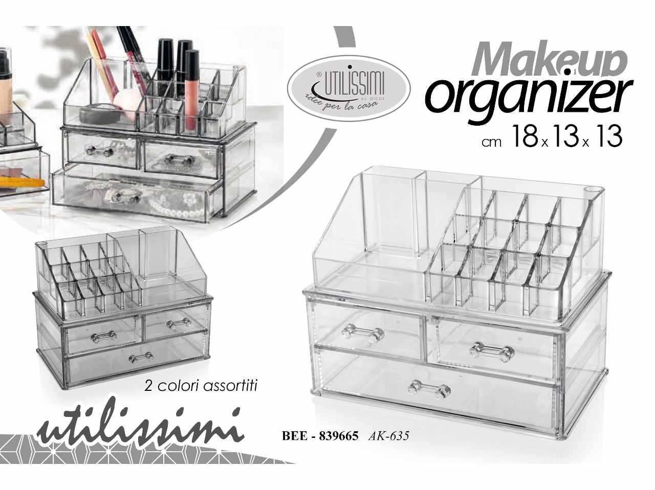 MAKE UP ORGANIZER 18x13cm839665